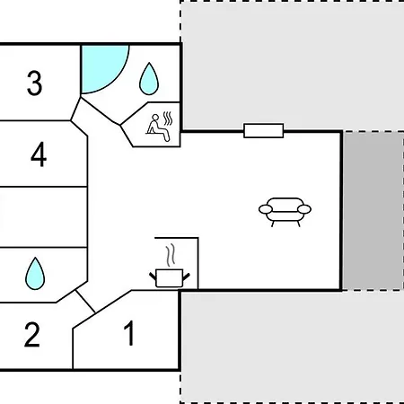 Schönes Haus In Toftlund Mit Sauna